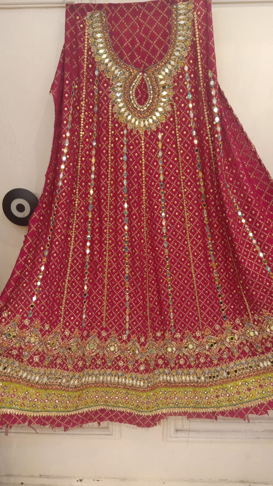 Ruby Bridal Umbrella Frock - Image 2