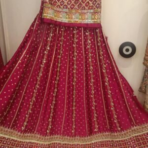 Ruby Bridal Umbrella Frock