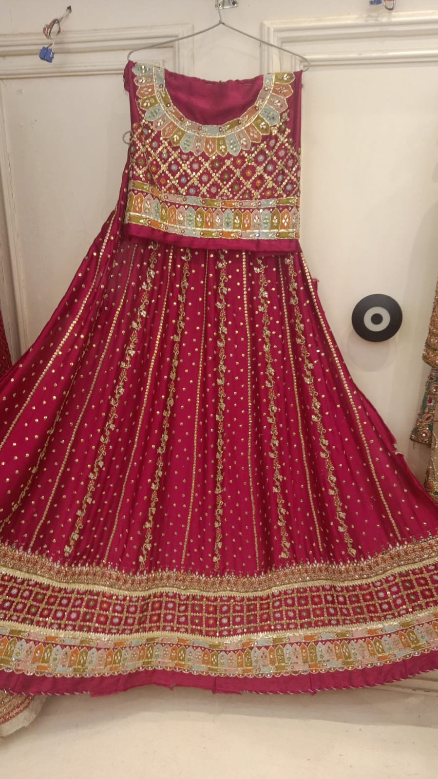 Ruby Bridal Umbrella Frock