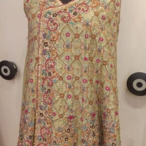 Ivory Embroidered Party Wear Shirt