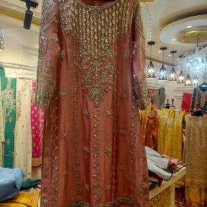 Rose Gold Embroidered Luxury Shirt